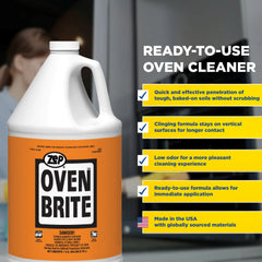Zep Oven Brite – Heavy-Duty Oven and Grill Cleaner – 1 Gallon