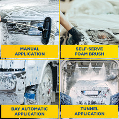 Zep Blue Marvel Car & Truck Wash – Removes Road Film, Winter Salt Deposits and Grime– 1 Gallon