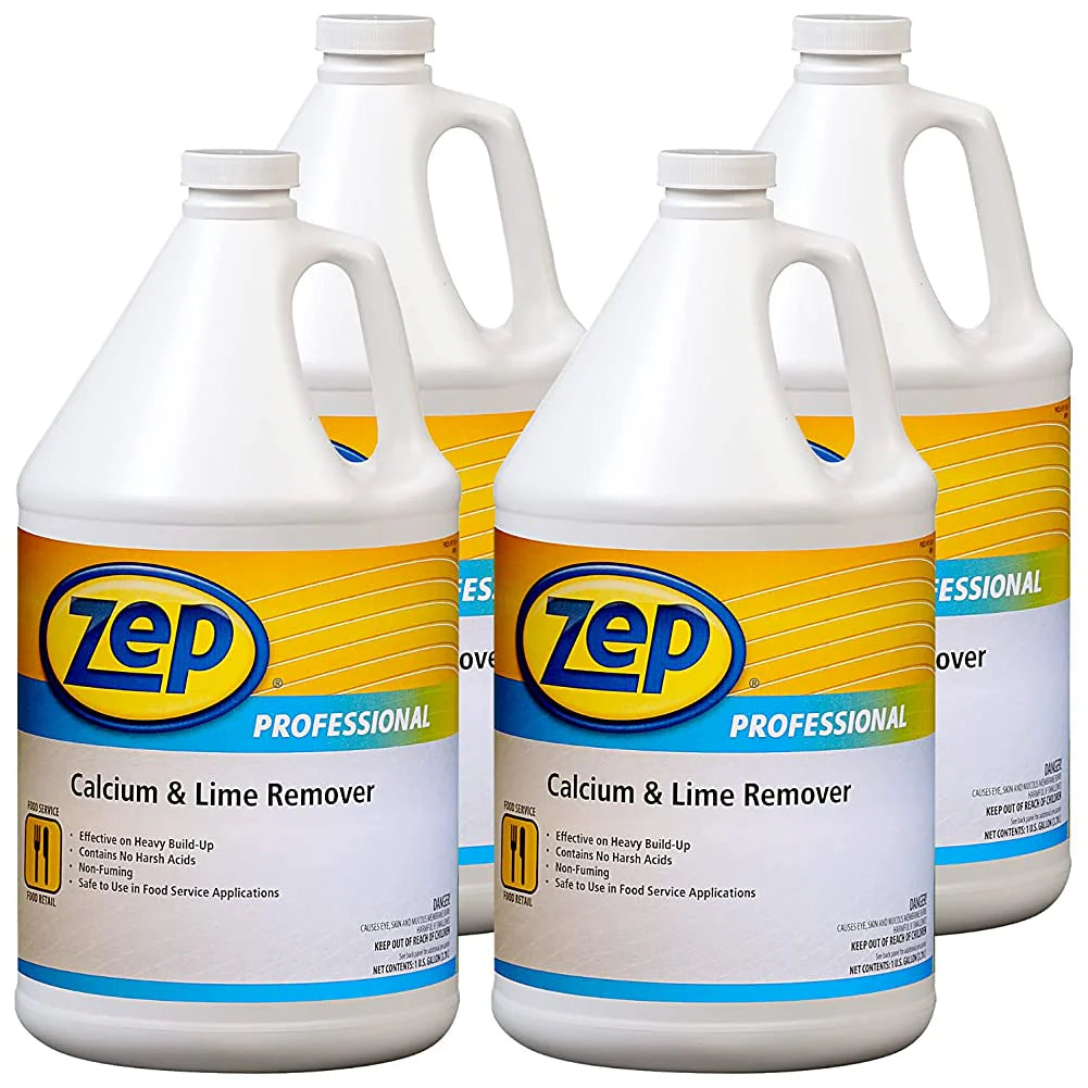 Zep Professional Calcium and Lime Remover – Effective on Heavy Calcium Build-up – 1 Gallon