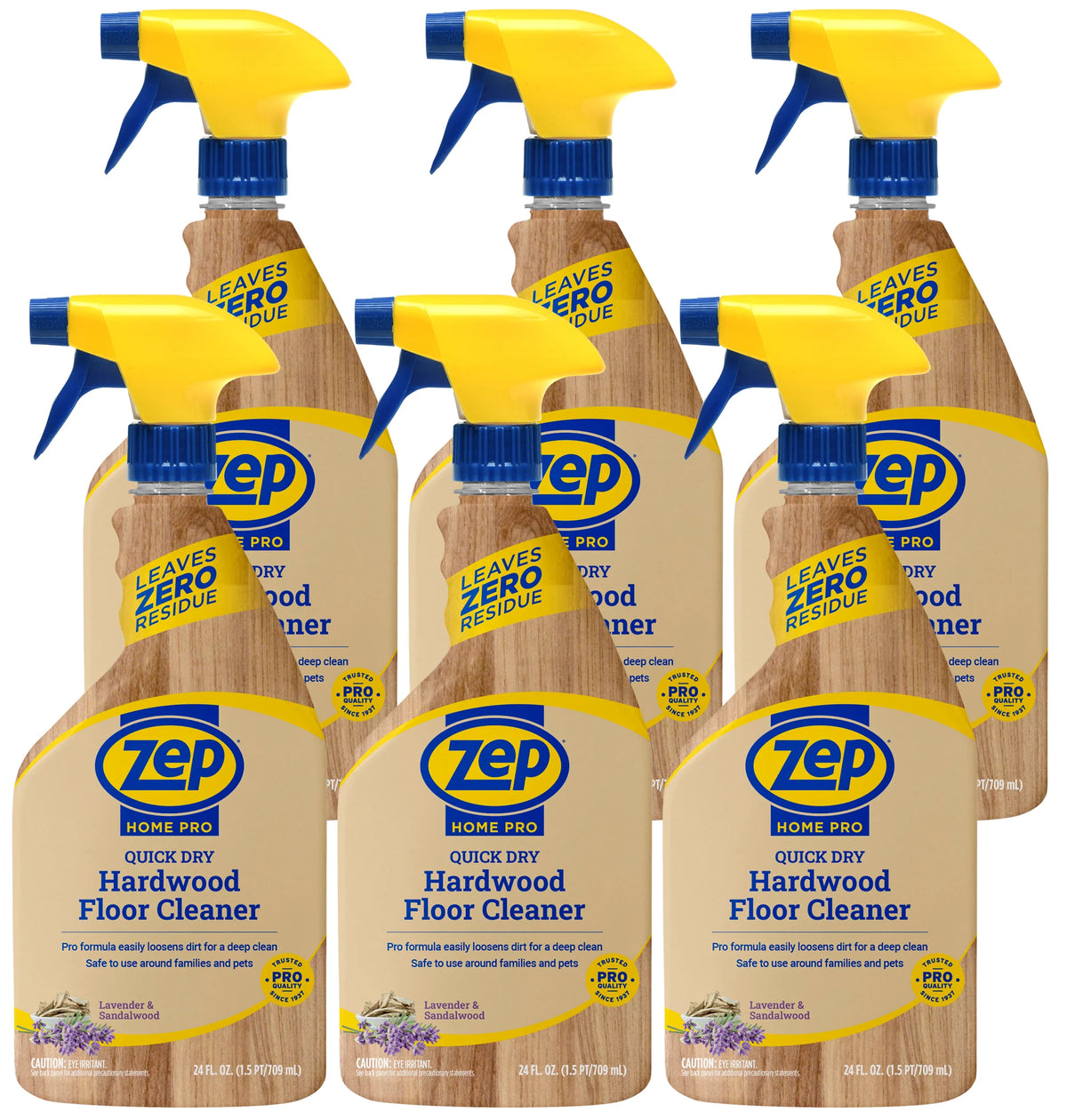 Zep Home Pro Hardwood Floor Cleaner - Dries Quick & Leaves No Residue - 24 oz.