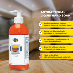 Zep Acclaim AB Antibacterial Hand Soap – Remove Soils and Decreases Bacteria – 16.9 oz