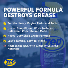 Zep Industrial Purple Cleaner Degreaser and Cleaner Spray - 32 oz