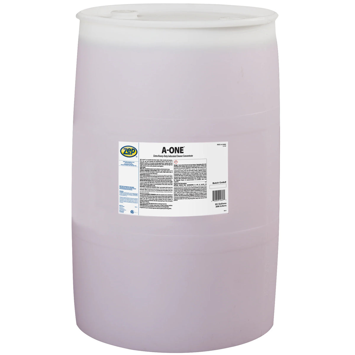 Zep A-One Extra Heavy-Duty Industrial Cleaner Concentrate – Multi-Surface Cleaner – 55 Gallon