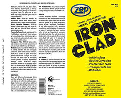 Zep Iron Clad Metal Protector Aerosol – Inhibits Rust and Resists Corrosion – 13 oz.